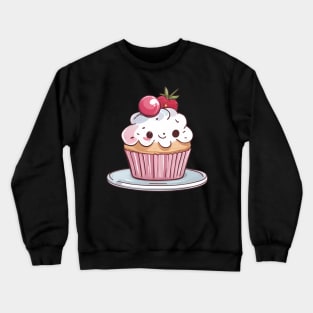 Cute Kawaii Cup Cake Crewneck Sweatshirt